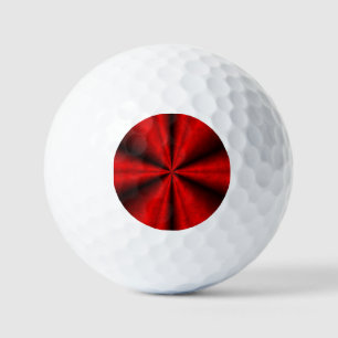 Red Black Rainbow in Elephantenskin leatheroptik Golf Balls