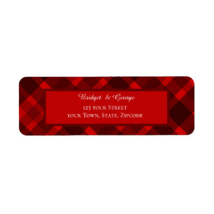red black scottish celtic tartan wedding pattern