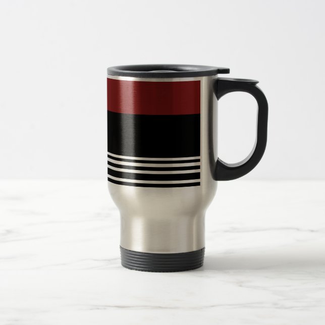 Red /Black/ Silver > Coffee Travel Mug (Right)