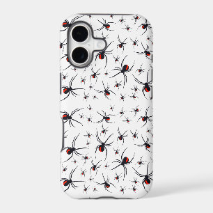 Red & Black Spider Pattern