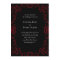 Red & Black Swirl Gothic Wedding Invitations