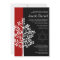 Red Black Tree of Life Bar Mitzvah Invitations