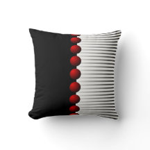 Red Black White and Grey Abstract