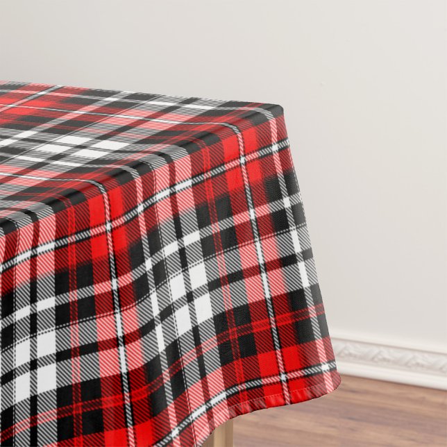 Red Black White Plaid Tartan Pattern Design  Fabric (Creator Uploaded)