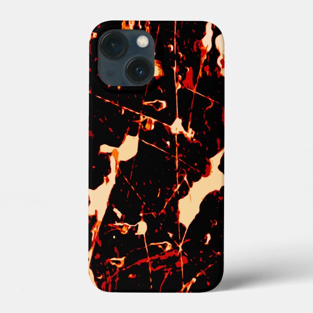 Red Black White Yellow Case-Mate iPhone Case (Back)