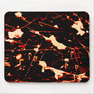 Red Black White Yellow Mouse Mat
