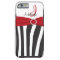 Red, Black, White Zebra Striped iPhone 6 case