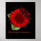 red blood cancer awareness sunflower gift warrior 