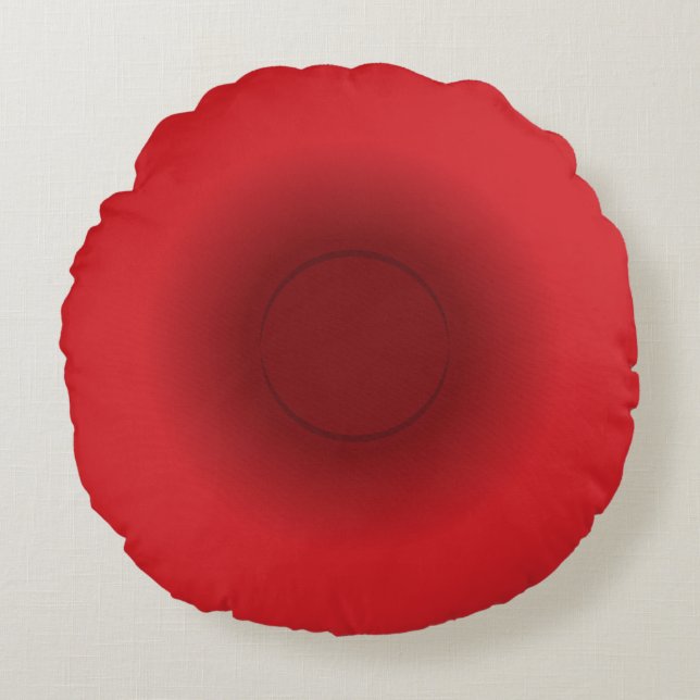 Red Blood Cell Round Cushion (Front)