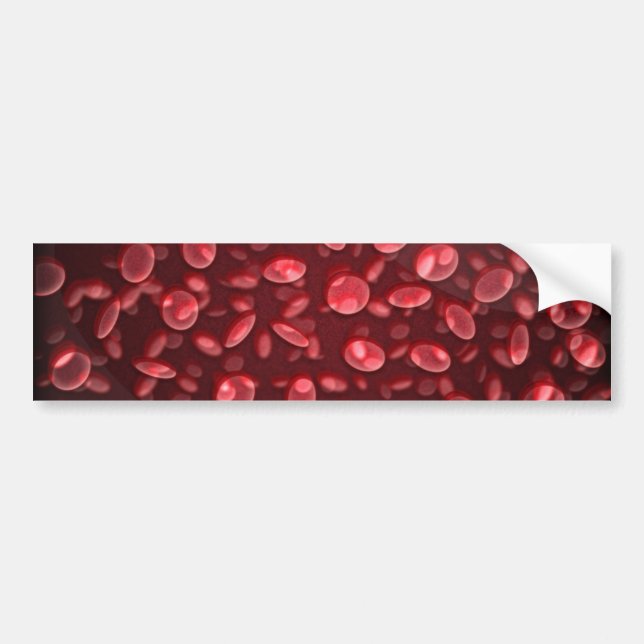 Red Blood Cells Bumper Sticker (Front)