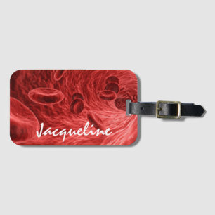 Red Blood Cells in Vein   Luggage Tag