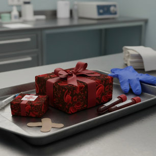 Red Blood Cells Wrapping Paper