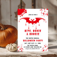 Red Blood Dripping Bats Vampire Halloween party