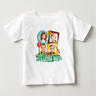 Red-Blooded, Two Fisted, All American Christmas Baby T-Shirt
