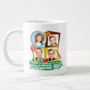 Red-Blooded, Two Fisted, All American Christmas Large Coffee Mug