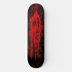 Red Bloody Celtic Cross Skateboard
