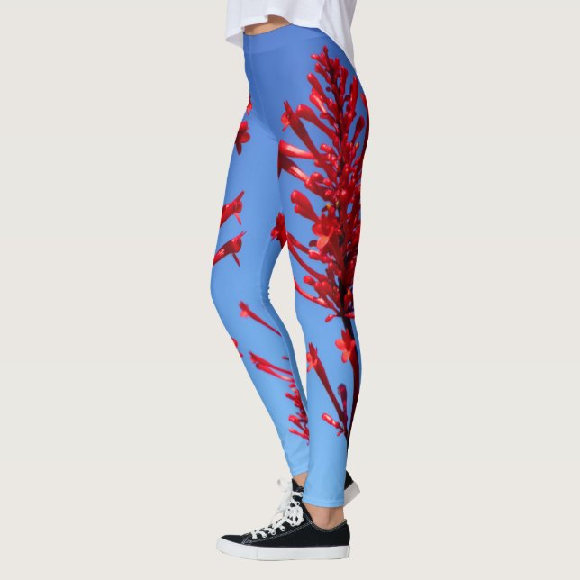 RED BLOOM LEGGINGS (Left)