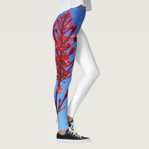 RED BLOOM LEGGINGS