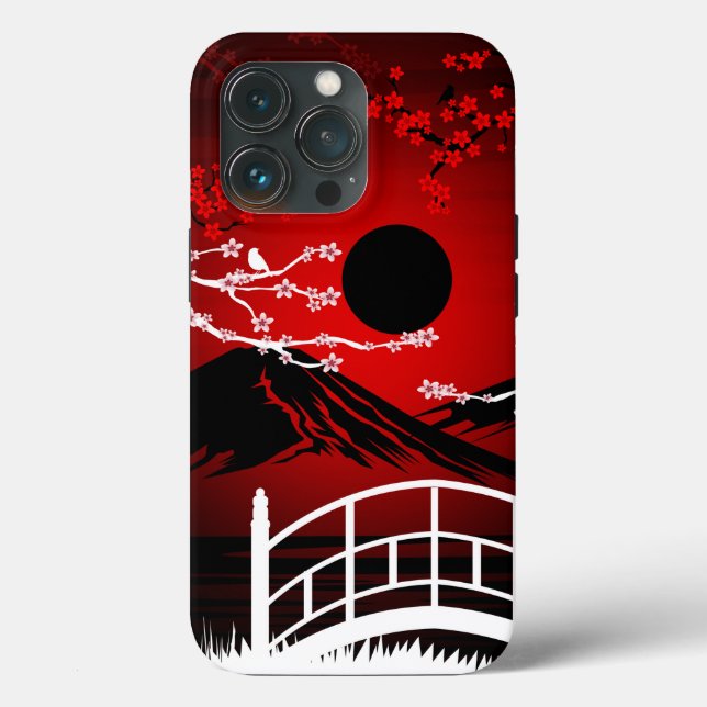 Red Blossom Case-Mate iPhone Case (Back)