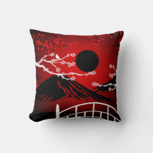 Red Blossom Cushion