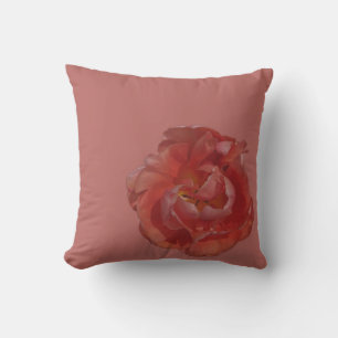 red blossom cushion