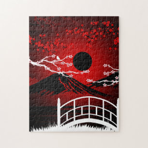 Red Blossom Jigsaw Puzzle