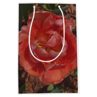 red blossom medium gift bag