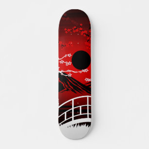 Red Blossom Skateboard
