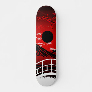 Red Blossom  Skateboard