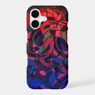 Red Blue Abstract 