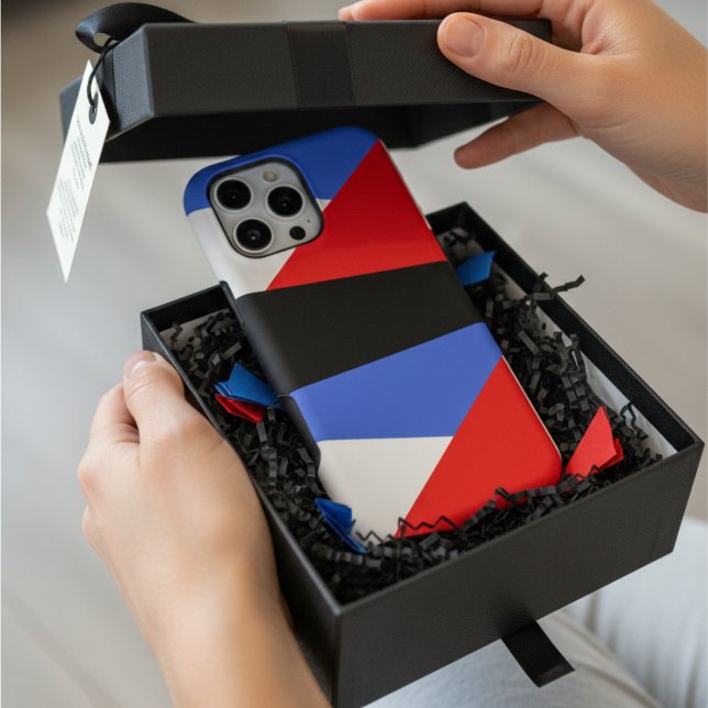 Red BLue abstract colorblock aesthetic pattern (Creator Uploaded)