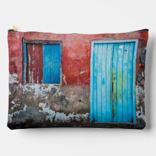Red, blue and grey wall, door and window accessory pouch