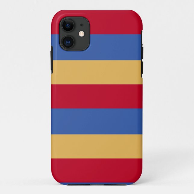 Red, Blue and Orange iPhone 5 Case (Back)