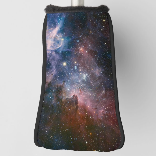 Red & Blue Carina Nebula Hubble Telescope Golf Head Cover (Rotate 90)