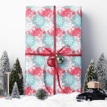 Red Blue Christmas Snowflakes Wrapping Paper<br><div class="desc">Make your holiday gifts sparkle with this festive red, blue, and white Christmas snowflakes wrapping paper. Featuring an intricate pattern of overlapping snowflakes in bold red and cool blue, this wrapping paper adds a vibrant touch to any present. Perfect for holiday parties, family gatherings, or adding a pop of colour...</div>