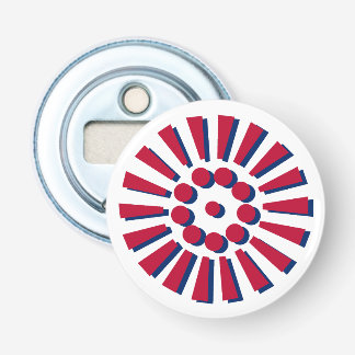 Red & Blue Firework Bottle Opener