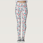 Red Blue Hearts Nurse Doctor Pattern Leggings<br><div class="desc">Leggings for nurses,  doctors,  and health care workers in white with a pattern of stethoscopes,  medicine,  thermometers,  band-aids,  and hearts in red,  white,  and blue.</div>