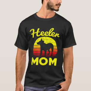 Red Blue Heeler Mum Cute Australian Cattle Dog Mam T-Shirt