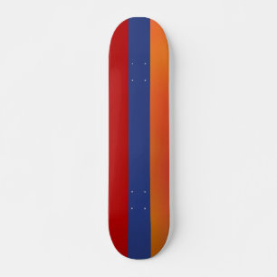 Red Blue Orange Skateboard