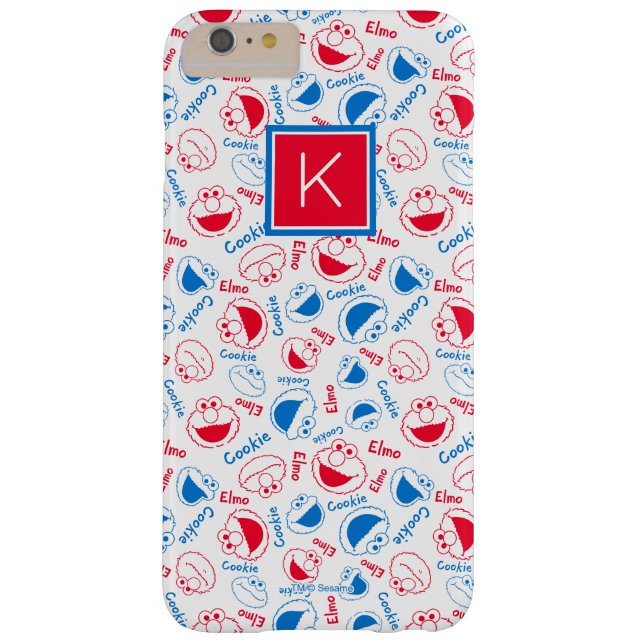Red & Blue Pattern | Monogram Case-Mate iPhone Case (Back)