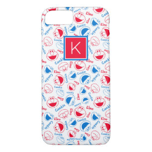 Red & Blue Pattern   Monogram iPhone 8/7 Case
