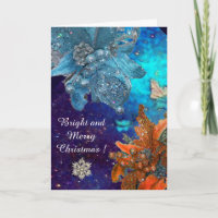 RED BLUE POINSETTIAS,DIAMOND STARS,SILVER SPARKLES
