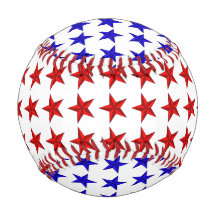 Red Blue Stars Baseball