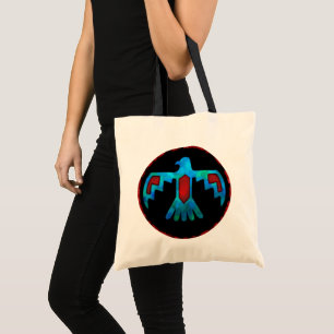 Red & Blue Thunderbird Tote Bag