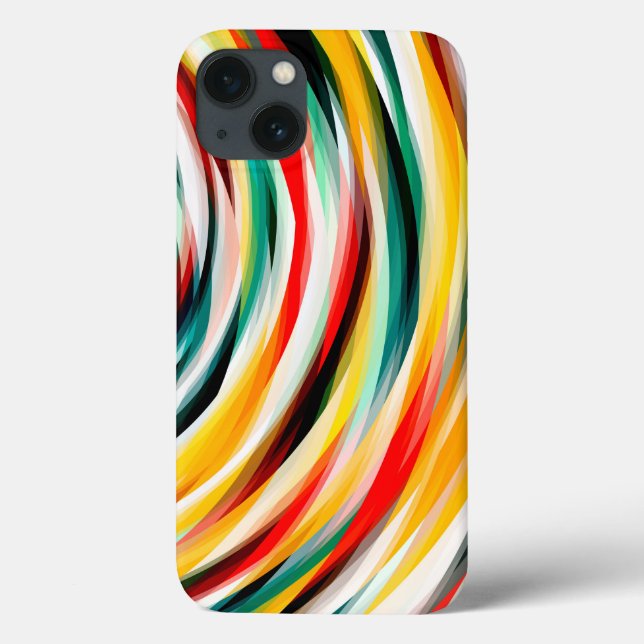 Red Blue Yellow Black Case-Mate iPhone Case (Back)