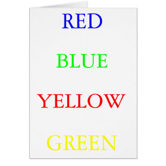 Red Blue Yellow Green