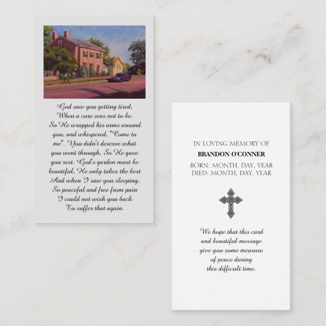 Red Blue Yellow Green Hugs and Love Business Card (Front/Back)