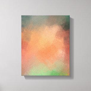 Red Blue Yellow Green Modern Abstract Art Colourfu Canvas Print