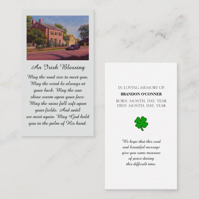 Red Blue Yellow Green Safely Home Business Card (Front/Back)