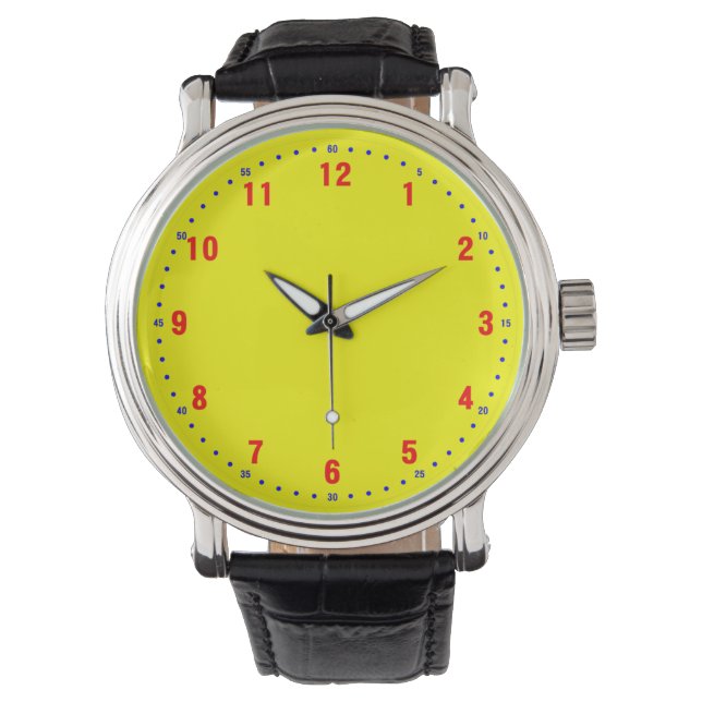 Red / Blue / Yellow Watch (Front)